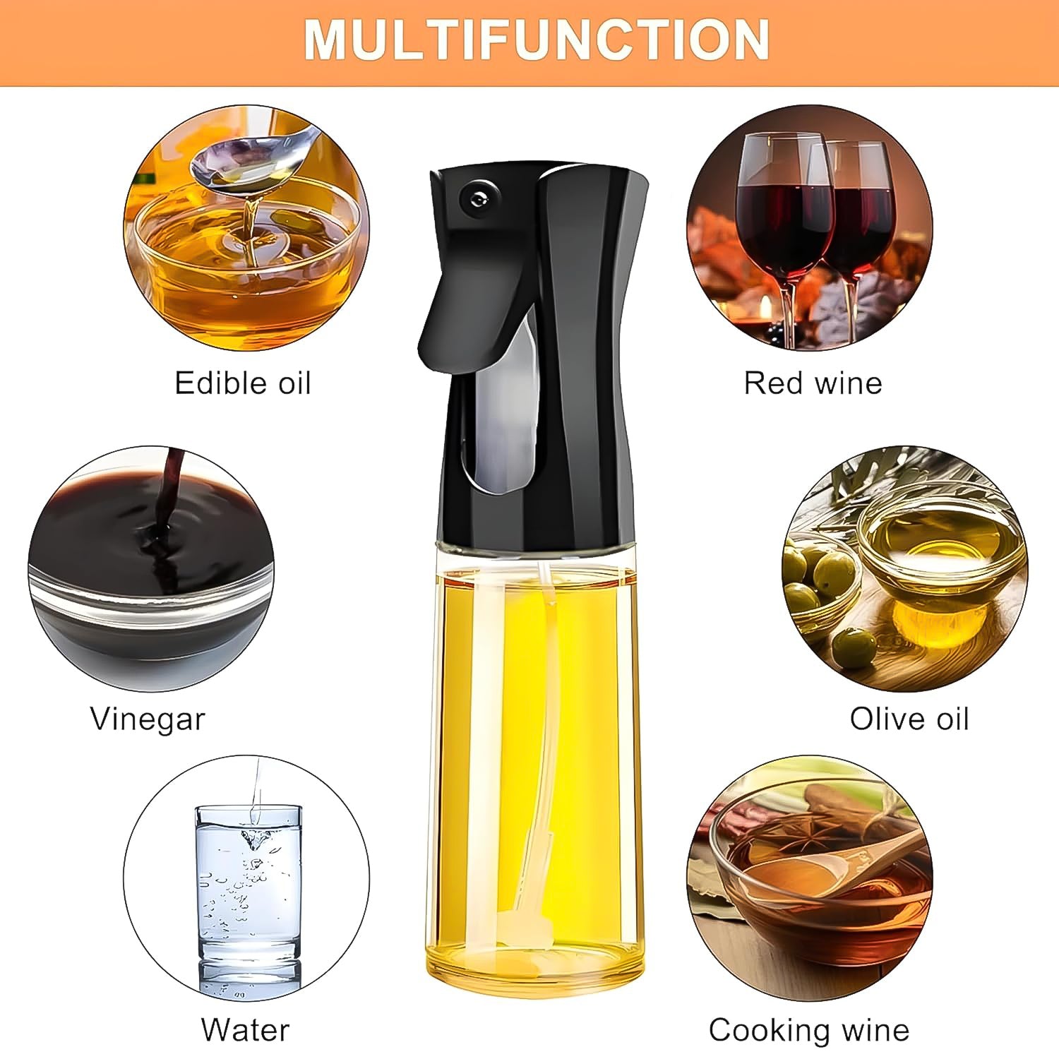 Oil Mister Spray Bottle for Cooking and Grilling Oil Mister Spray Bottle for Cooking and Grilling
